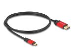 DeLOCK USB Type-C zu DisplayPort Kabel (DP Alt Mode) 8K 30 Hz mit HDR Funktion 1 m rot