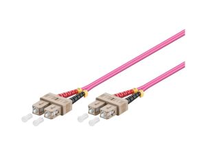 Alcasa 10m SC/SC InfiniBand/Glasfaserkabel Violett