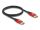 DELOCK DisplayPort Kabel 8K 60Hz 1m rot Metall