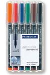 Staedtler 313 WP6 Permanent-Marker Schwarz, Blau, Braun,...