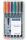 Staedtler 313 WP6 Permanent-Marker Schwarz, Blau, Braun, Grün, Orange, Rot 6 Stück(e)
