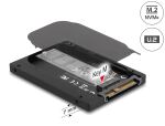 DELOCK 2.5 Konverter U.2 SFF-8639 zu M.2 NVMe Key M - 7 mm H