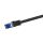LogiLink C6A033S Netzwerkkabel Schwarz 1 m Cat6a S/FTP (S-STP)
