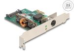 DELOCK PCI Express x1 Netzwerkkarte 2,5 Gigabit LAN 1x M12