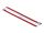 DELOCK Edelstahlkabelbinder L 200 x B 7,9 mm rot 10 Stück