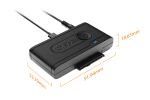 Icy Dock EZ-Adapter Ex MB931U-1VB R1 USB 3.2 Gen 2 (3.1 Gen 2) Type-C Schwarz