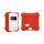Mobilis Rugged Case Sumup Air -Red- Made in France