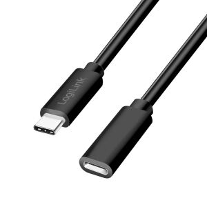 LogiLink CU0210 USB Kabel USB 2.0 1 m USB C 480 Gbit/s 100 W Schwarz