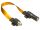 Alcasa S-1014Q Koaxialkabel 0,54 m SAT Type-F Schwarz, Gold, Transparent