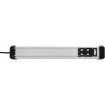 Brennenstuhl Steckdosenleiste Premium-ALU-Line 6fach 3m 3x2