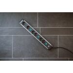Brennenstuhl Steckdosenleiste Premium-ALU-Line 6fach 3m 3x2