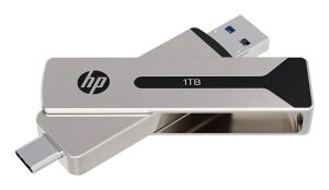 PNY 911 Pro USB-Stick 512 GB USB Type-A / USB Type-C 3.2 Gen 2 (3.1 Gen 2) Silber