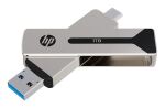 PNY 911 Pro USB-Stick 512 GB USB Type-A / USB Type-C 3.2 Gen 2 (3.1 Gen 2) Silber