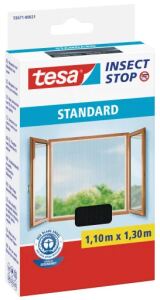 TESA 55671-00021 Moskitonetz Fenster Schwarz