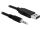 DeLOCK USB 2.0/3.5 mm 1.8m Audio-Kabel 1,8 m 3.5mm Schwarz