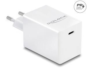 DELOCK USB GaN Ladegerät 1 x USB Type-C PD 3.0 kompakt 60 W