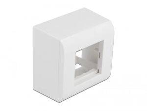 DELOCK Easy 45 Aufputzgehäuse 82x82 mm weiß