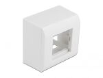 DELOCK Easy 45 Aufputzgehäuse 82x82 mm weiß