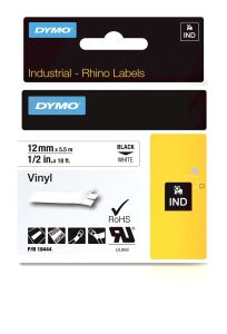 DYMO IND Vinyletiketten- 12mm x 5,5m