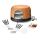 Emerio PO-116124.1 Pizzamacher/Ofen 2 Pizza/Pizzen 1500 W Schwarz, Terrakotta