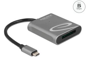 DELOCK USB Type-C Card Reader für XQD 2.0 Speicherkarten