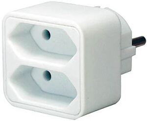Brennenstuhl 1508030 Netzstecker-Adapter Weiß