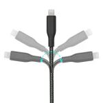 Terratec CHARGE CL2 2 m Schwarz