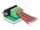 DELOCK D-Sub 9 Bu > Terminalblock mit Drucktaster horizontal
