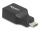 DeLOCK Externe USB Soundkarte mit Type-C™ Stecker auf 2 x 3,5 mm Klinkenbuchse Plug & Play Audio Adapter schwarz