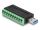 DELOCK USB 3.2 Gen 1 Typ-A Stecker zu Terminalblock Adapter