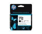 HP 712 Schwarz DesignJet Druckerpatrone, 80 ml