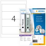 HERMA Ordneretiketten A4 192x59 mm weiß Papier matt...