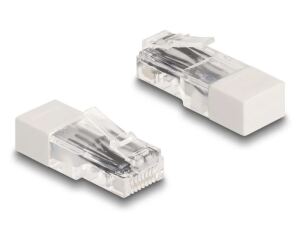 DELOCK RJ45 Stecker mit Abschlusswiderstand 120 Ohm weiß