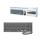 LogiLink ID0215 Tastatur Maus enthalten Heimbüro Bluetooth QWERTZ Deutsch Anthrazit, Grau