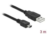 DeLOCK 82311 USB Kabel USB 2.0 3 m USB A Mini-USB B 0,48...