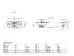 DELOCK D-Sub HD 44 Pin Stecker Metall, Lötversion, 2...