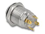 DELOCK Drucktaster zum Einbau 12mm 2xLötanschluss...