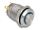 DELOCK Drucktaster zum Einbau 12mm 2xLötanschluss LED Blau