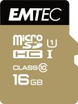 Emtec microSD Class10 Gold+ 16GB MicroSDHC Klasse 10