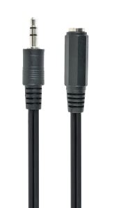 Gembird 1.5 m, 3.5mm/3.5mm, M/F Audio-Kabel 1,5 m Schwarz