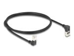 DeLOCK RJ45 Netzwerkkabel Cat.6A S/FTP Slim 90° oben...