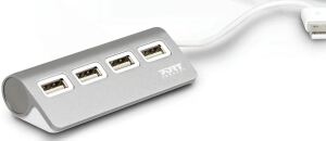Port Designs 900120 Schnittstellen-Hub USB 2.0 480 Mbit/s Grau, Weiß