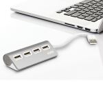 Port Designs 900120 Schnittstellen-Hub USB 2.0 480 Mbit/s Grau, Weiß