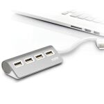 Port Designs 900120 Schnittstellen-Hub USB 2.0 480 Mbit/s Grau, Weiß