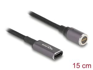 DELOCK Notebook Ladekabel USB Type-C Bu.8 Pin Konnektor 15cm