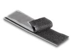 DELOCK Strapazierfähiges Klettband L 25 m x B 25 mm schwarz