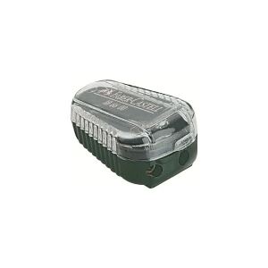 Faber-Castell 186600 Anspitzer Manueller Bleistiftspitzer Grün, Transparent