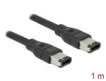 DELOCK FireWire-Kabel FW400 6pin -> FW400 6pin St/St 1,00 retail