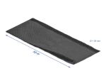 DELOCK Gewebeschlauch Klettverschl. hitzebest.10mx30mm Black