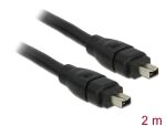 DELOCK FireWire-Kabel FW400 4Pin -> FW400 4Pin St/St 2.00
